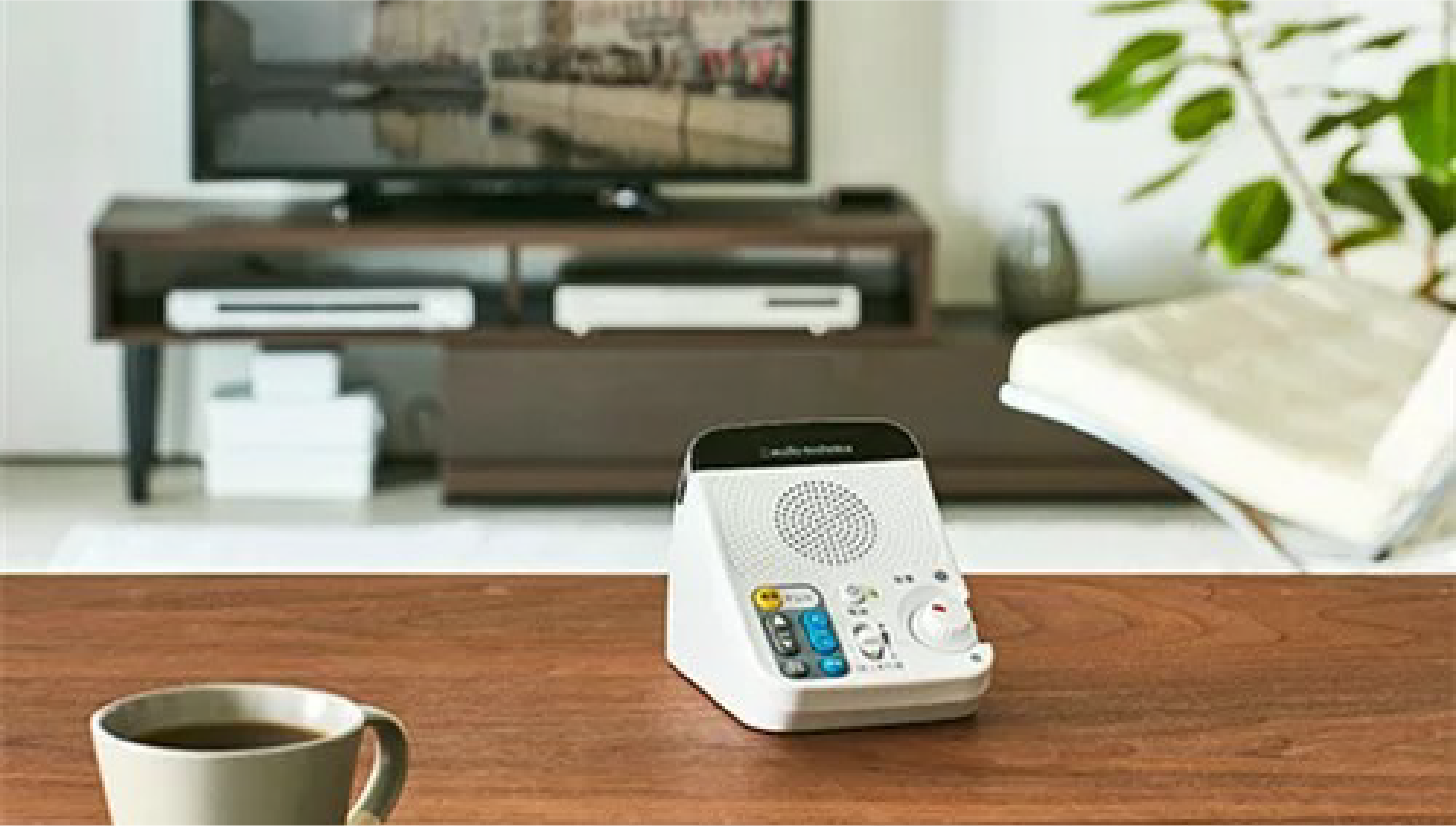 リビングルームでのスピーカー使用イメージ