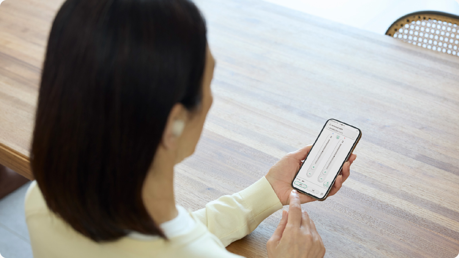 MIMO Assist One ワ⁷イヤレスイヤホン クリーム色 ヒアリングアシストイヤホン MIMIO ASSIST ONE(ミミオアシストワン) 集