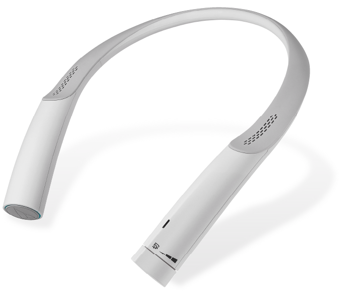 首かけスピーカー　audio- technica MIMIO SOUND NECK｜首かけスピーカーでテレビの音声がはっきり｜audio
